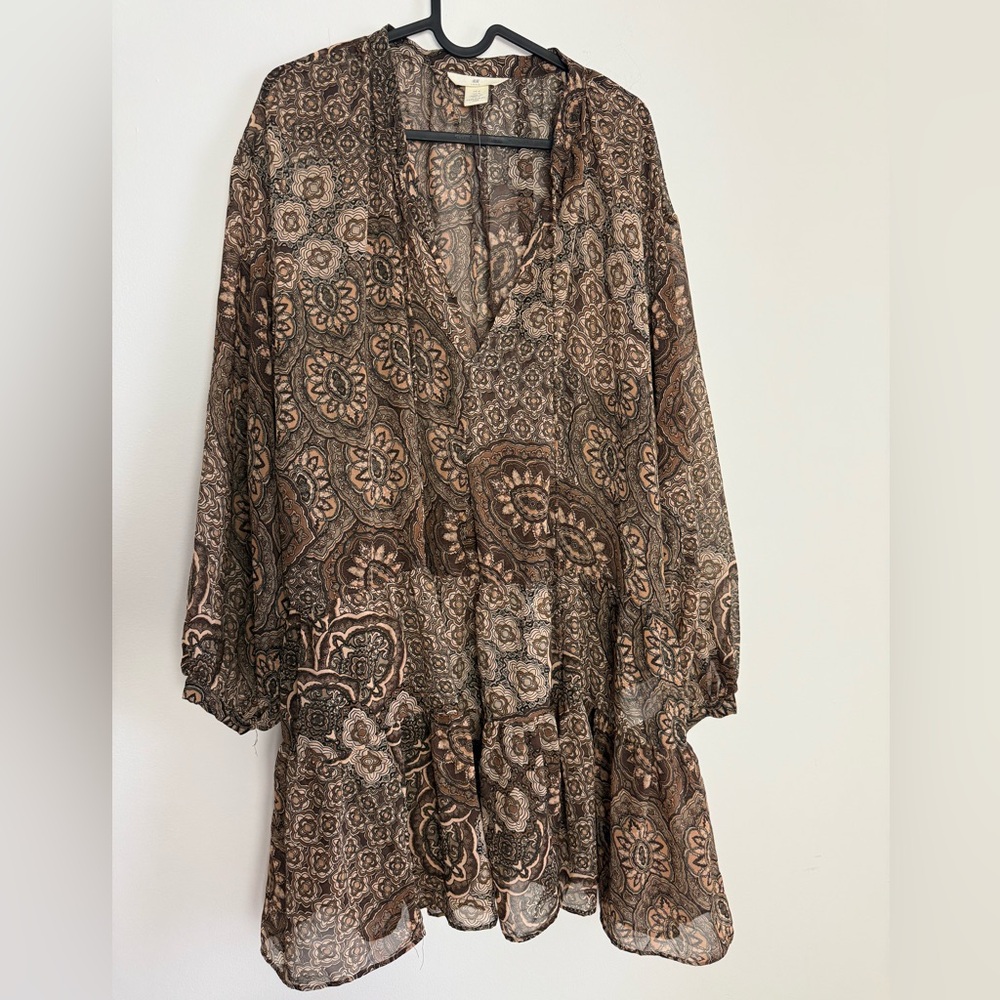 H&M Mini Floral Print Dress